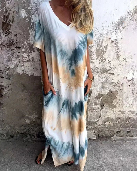 Maya | Boho-Chic Tie-Dye Sundress