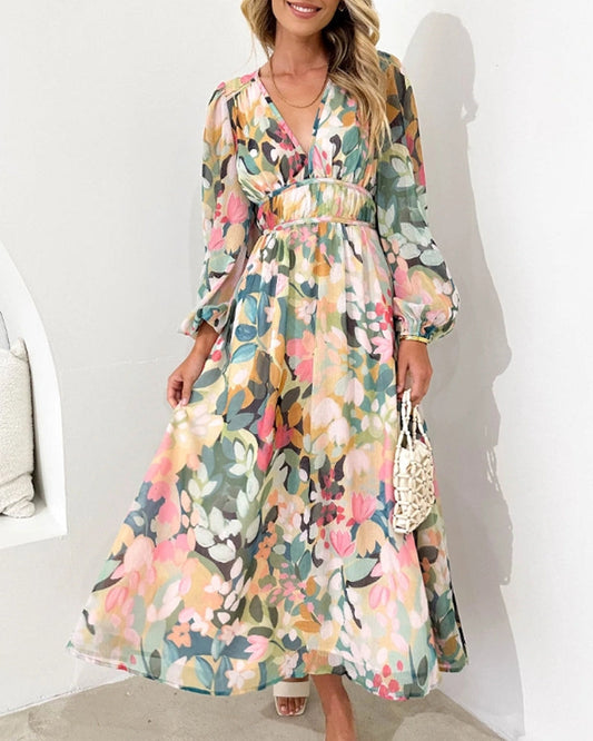 Caryn™ | Elegant floral dress